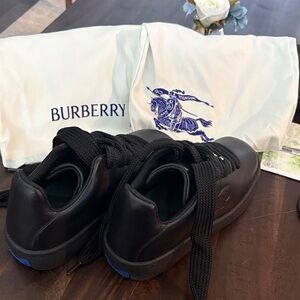 Burberry Black and Blue Casual Shoes